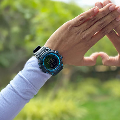 Outdoor Digital Sports Watch with Vibration Alert for men