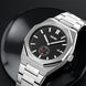 Analog Watch for Men with Silver Stainless Steel Strap and Round Dial for Casual & Formal Wear