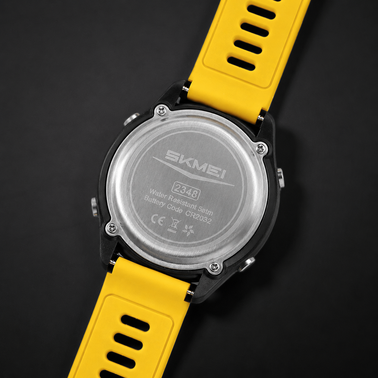 Digital Sports Wrist Watch with Silicone Strap for men