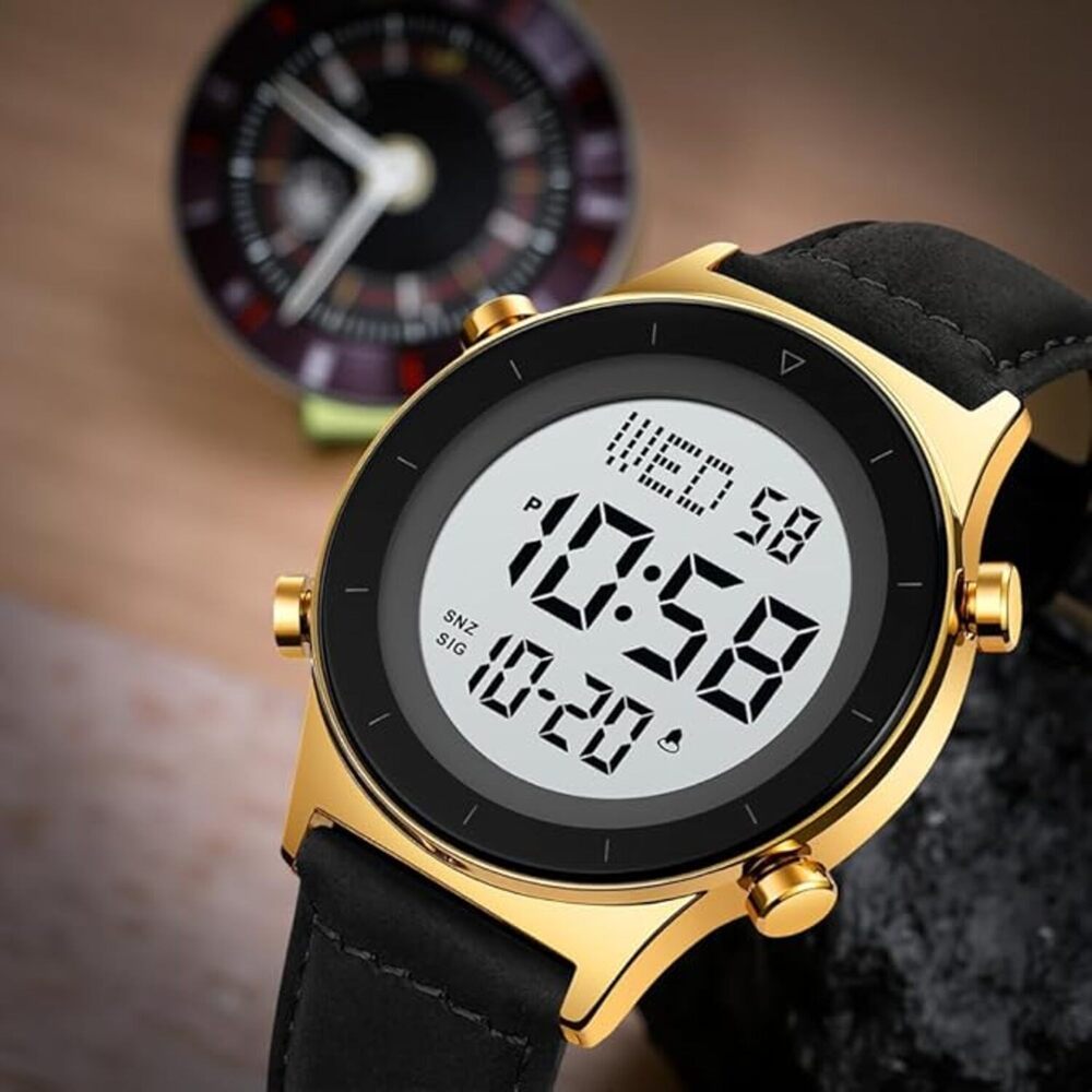 Rugged Digital Sports Watch for Men with Multi Function Display and Outdoor Style