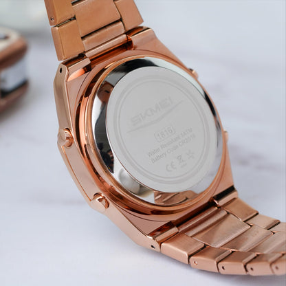Men Watch Dual-Display Electronic Watch With Luminous 50m Waterproof Watch Fashion Multifunctional Sports Watch For Men