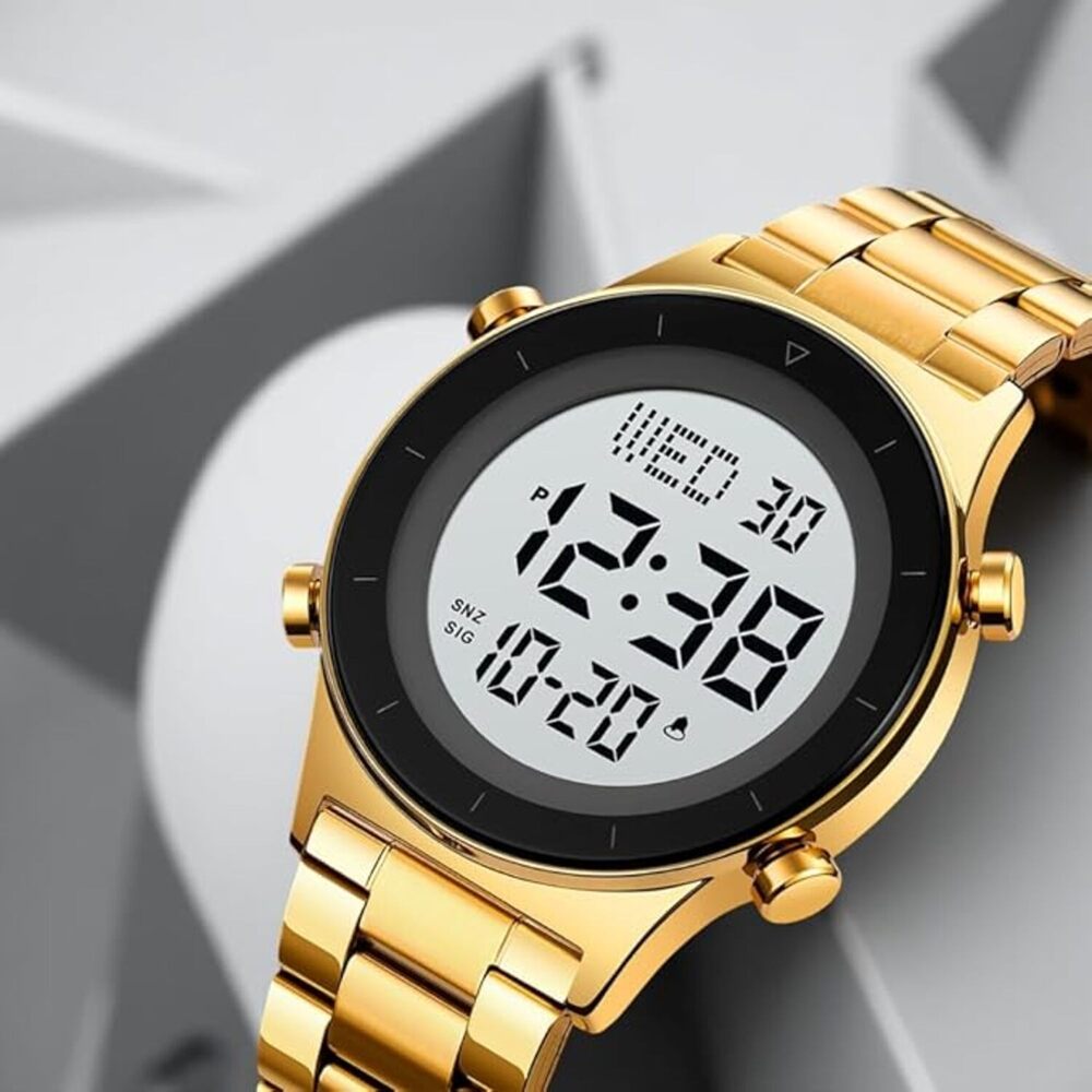 Rugged Digital Sports Watch for Men with Multi Function Display and Outdoor Style