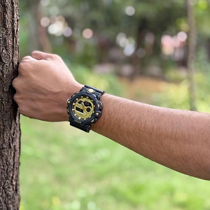 Premium Analog Digital Sports Watch for Men with Rugged Outdoor Design and Multi Function Display