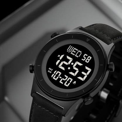 Rugged Digital Sports Watch for Men with Multi Function Display and Outdoor Style