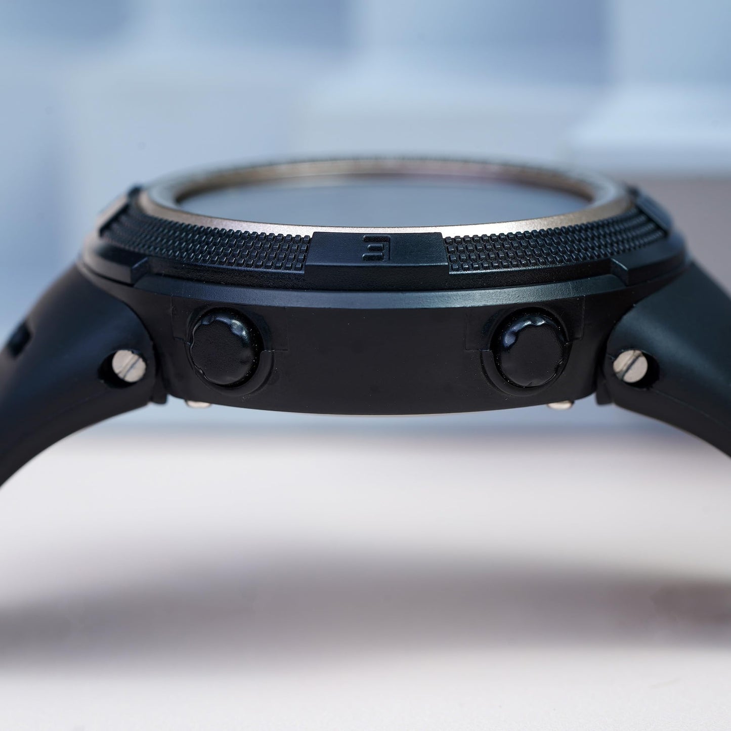 Stealth Outdoor Digital Sports Watch with Rugged Silicone Strap and Multifunction Display