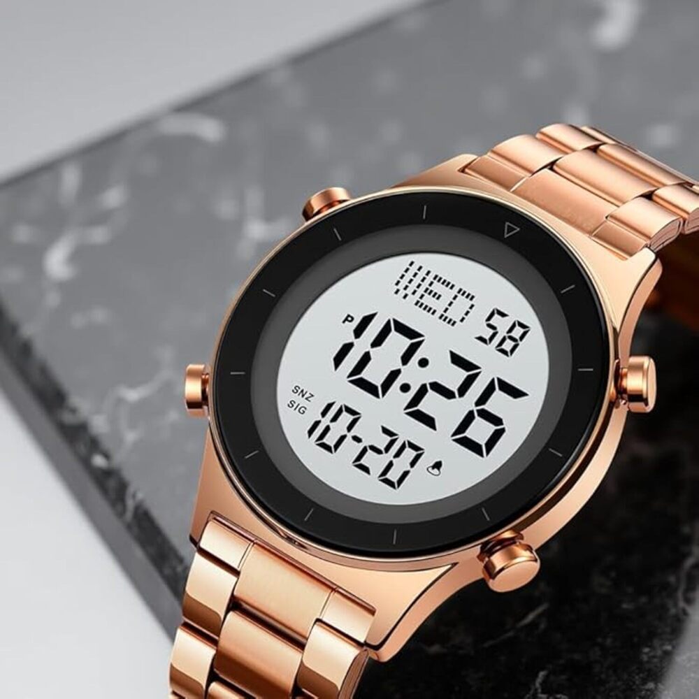 Rugged Digital Sports Watch for Men with Multi Function Display and Outdoor Style