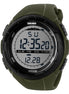 Digital Watch for Men with Army Green Polyurethane Strap and Round Dial for Casual & Formal Wear