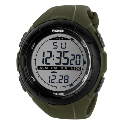 Digital Sports Wrist Watch with Flexible Strap For Men