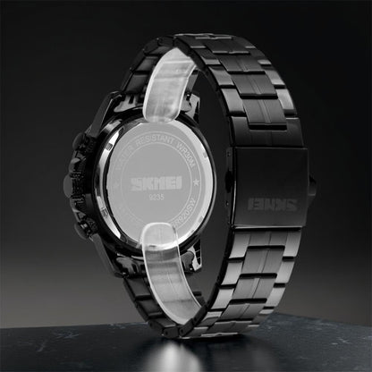 Premium Analog Chronograph Wrist Watch with Metal Strap For Men
