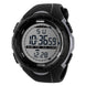 Digital Watch for Men with Black Polyurethane Strap and Round Dial for Casual & Formal Wear