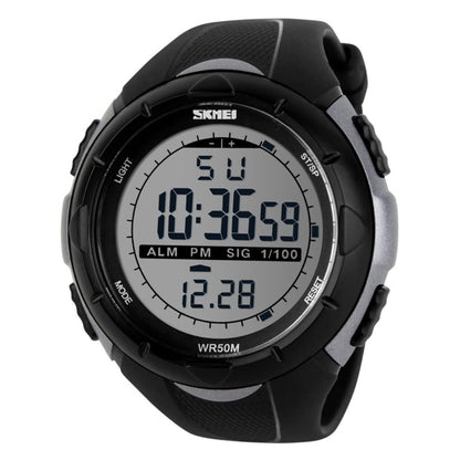 Digital Sports Wrist Watch with Flexible Strap For Men