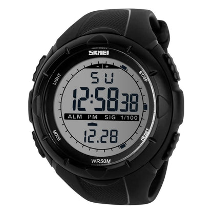 Digital Sports Wrist Watch with Flexible Strap For Men