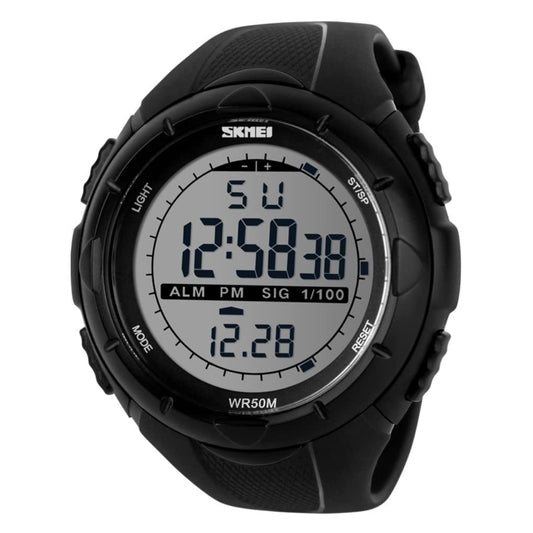 Digital Sports Wrist Watch with Flexible Strap For Men