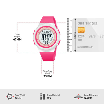 Skmei Digital Dial TPU Strap Watch for Kids - 2286