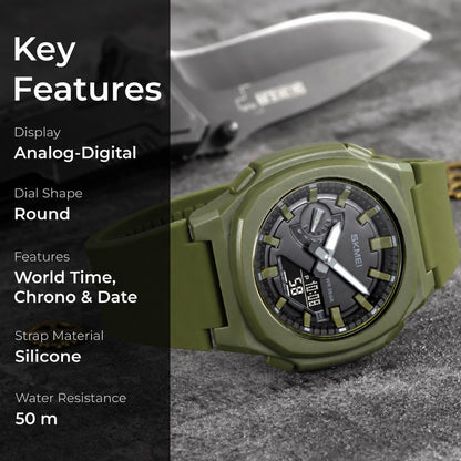 Luxury Analog Digital Sports Wrist Watch for Men