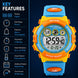 Digital Watch for Kids with Blue Polyurethane Strap and Round Dial for Casual & Formal Wear