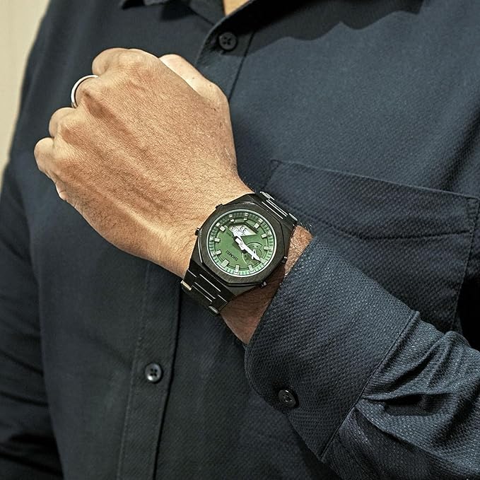 Men Watch Dual-Display Electronic Watch With Luminous 50m Waterproof Watch Fashion Multifunctional Sports Watch For Men