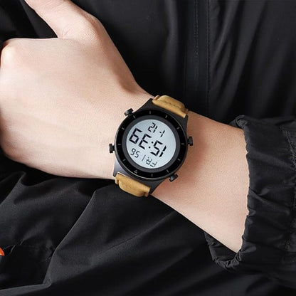 Rugged Digital Sports Watch for Men with Multi Function Display and Outdoor Style