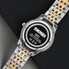 Analog Watch for Women with Silver-gold Stainless Steel Strap and Round Dial for Casual & Formal Wear