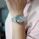 Analog Watch for Women with Silver Stainless Steel Strap and Round Dial for Casual & Formal Wear