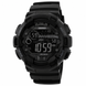 Digital Watch for Men with Black Polyurethane Strap and Round Dial for Casual & Formal Wear