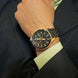 Analog Watch for Men with Black Stainless Steel Strap and Round Dial for Casual & Formal Wear