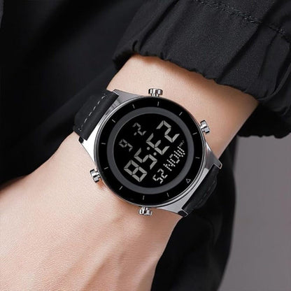 Rugged Digital Sports Watch for Men with Multi Function Display and Outdoor Style