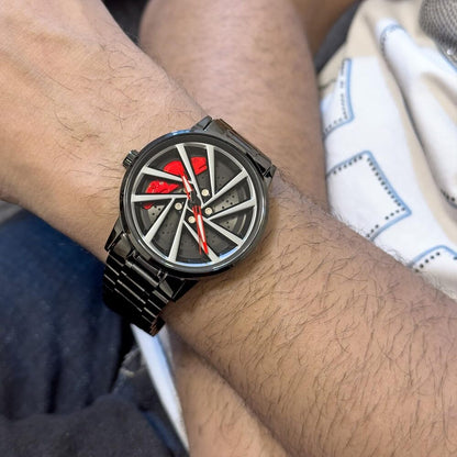 Premium Motorsport Rim Inspired Wristwatch