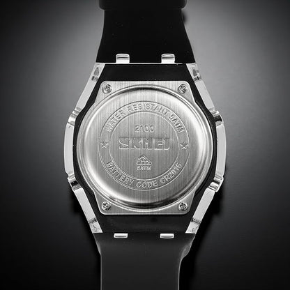 Analog Digital Watch – Multi Function Sports Watch with LED Display, Alarm, Stopwatch & Durable Strap