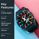 Analog-Digital Watch for Men with Black Silicone Strap and Round Dial for Casual & Formal Wear