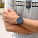 Rolling Watch for Men with Black Leather Strap and Round Dial for Casual & Formal Wear