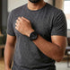 Digital Watch for Men with Black Polyurethane Strap and Round Dial for Casual & Formal Wear
