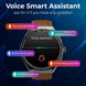 AMOLED Smart Watch for Men with Brown Leather Strap and Round Dial for Casual & Formal Wear