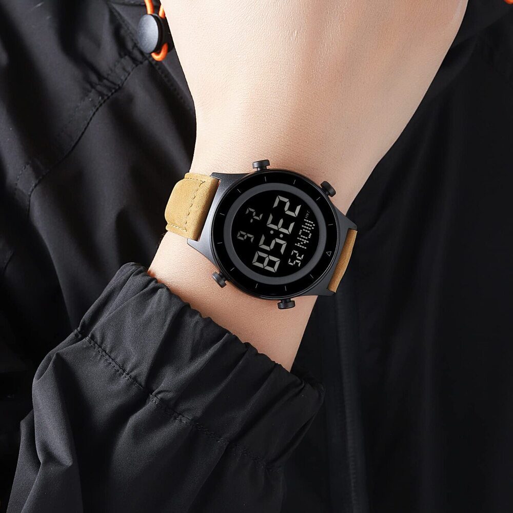 Rugged Digital Sports Watch for Men with Multi Function Display and Outdoor Style