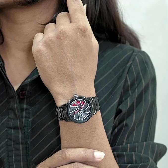 Luxury Skeleton Dial Analog Watch for Men with Premium Metal Strap and Stylish Designer Look
