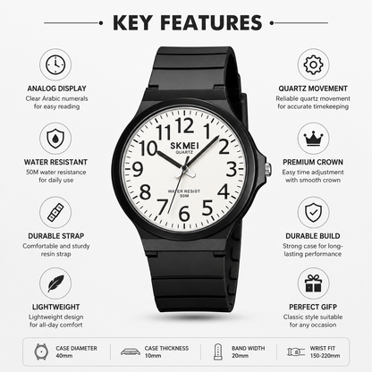 Classic Analog Wrist Watch for men