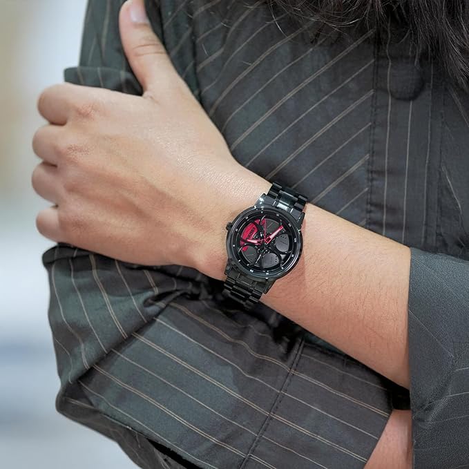 Luxury Skeleton Dial Analog Watch for Men with Premium Metal Strap and Stylish Designer Look