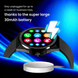 AMOLED Smart Watch for Men with Black Silicone Strap and Round Dial for Casual & Formal Wear