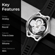 Wrist Watch for Men & Women with Classic Durable Strap and Round Dial for Casual & Formal Wear