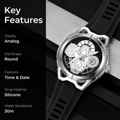 Stylish Analog Wrist Watch with Designer Dial for men