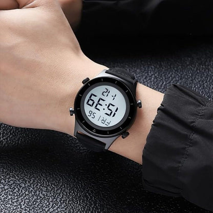 Rugged Digital Sports Watch for Men with Multi Function Display and Outdoor Style