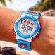 Digital Watch for Kids with Blue Polyurethane Strap and Round Dial for Casual & Formal Wear