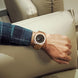 Analog-Digital Watch for Men with Rose Gold Metal Strap and Round Dial for Casual & Formal Wear