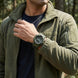 Analog-Digital Watch for Men with Green Camouflage Polyurethane Strap and Round Dial for Casual & Formal Wear
