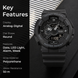 Analog-Digital Watch for Men with Black Polyurethane Strap and Round Dial for Casual & Formal Wear