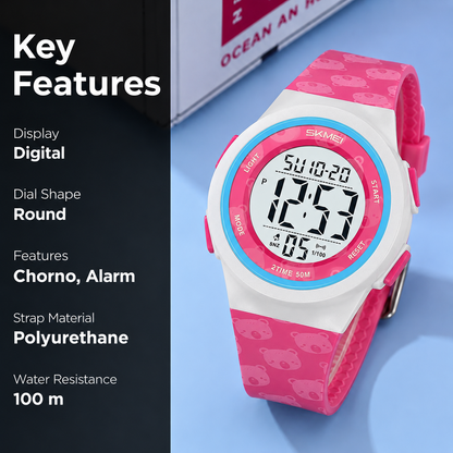 Digital Sports Watch for Kids with Comfortable Strap