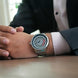 Rolling Watch for Men with Silver Stainless Steel Strap and Round Dial for Casual & Formal Wear