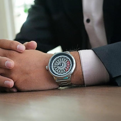 Premium Skeleton Dial Watch for Men – Stainless Steel Strap, Unique Designer Mechanical Style Wrist Watch