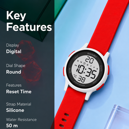 Sporty Digital Wrist Watch for Everyday Wear for kids
