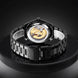Automatic Watch for Men with Black Stainless Steel Strap and Round Dial for Casual & Formal Wear